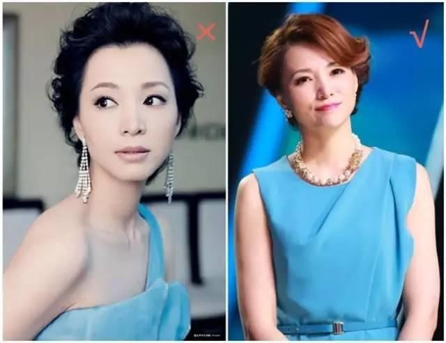 1:发顶要蓬松央视一姐董卿和女神rachel都属于梨形脸是种很大气的脸型