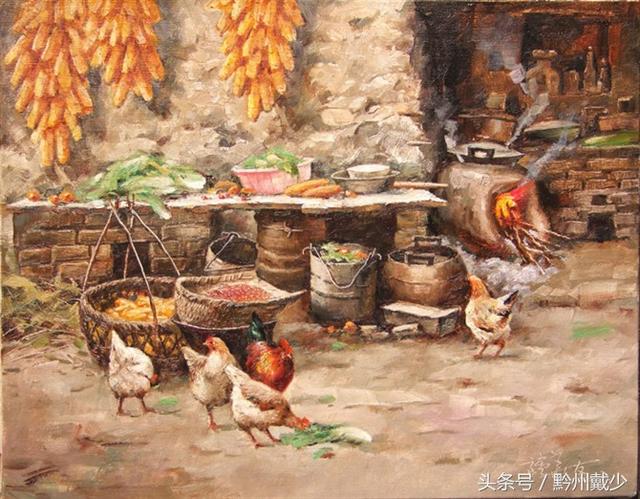 满满的回忆油画里的乡土中国