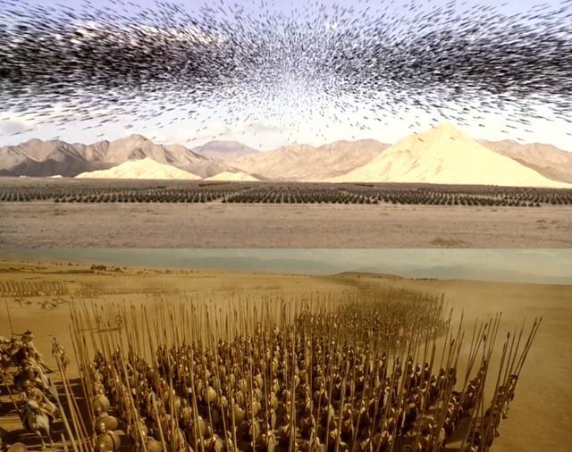 亚历山大战无不胜的马其顿方阵与秦国闻名天下的箭阵gif动图