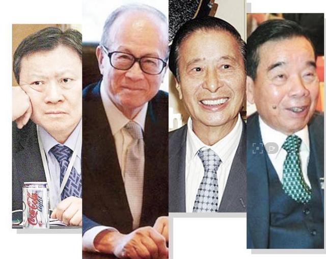 华人财富榜的前十名中,几乎都是清一色的香港富豪,其中为首的就是著名