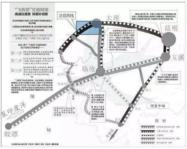 云县至临沧市临翔区,线路全长约202公里高速公路芒梁高速公路起于芒市