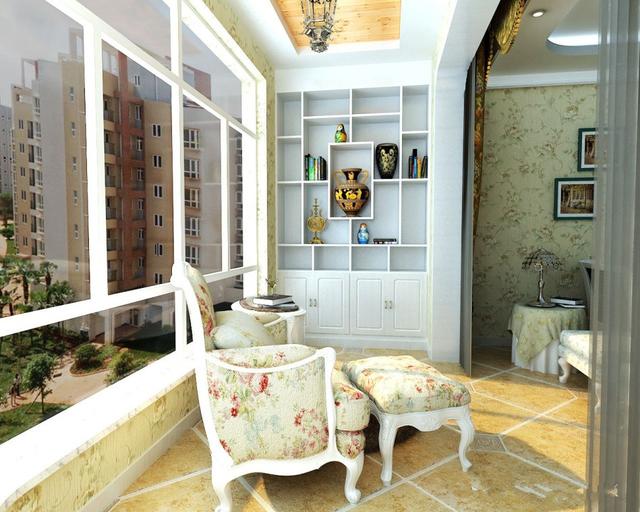 把阳台设计为一个具有临时休息作用的休闲区,可谓是家庭的一大特色.