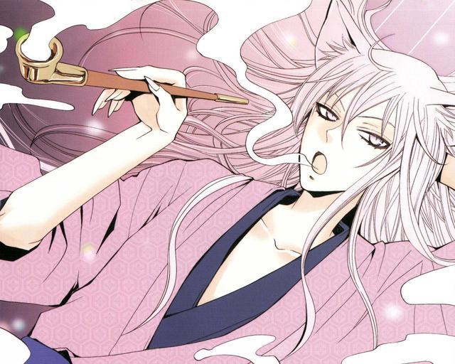 《元气少女缘结神》漫友们有没有很想男神狐妖巴卫呀 嘻嘻