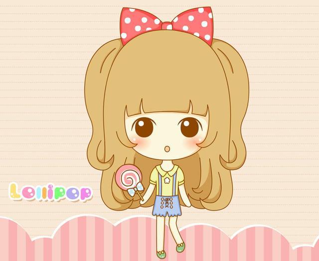 绝对卡哇伊的可爱q版女生头像图片 也可以当壁纸的哦