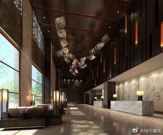新中式酒店大堂设计赏析