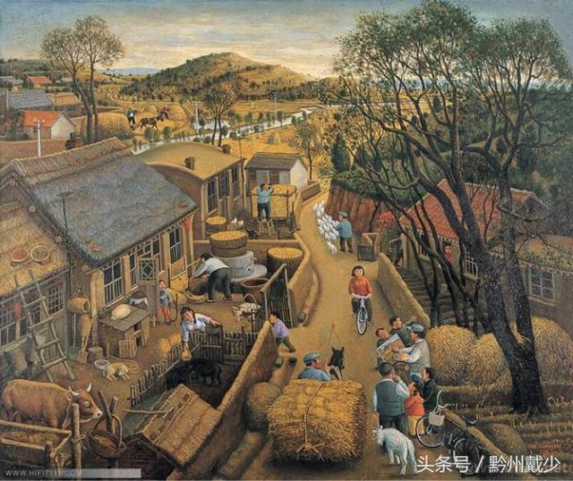 满满的回忆油画里的乡土中国