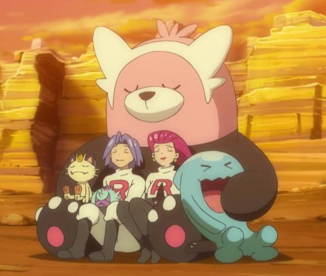 最后,真主角又和基佬熊划了一集的水……赶走虚吾伊德后小智一行人带