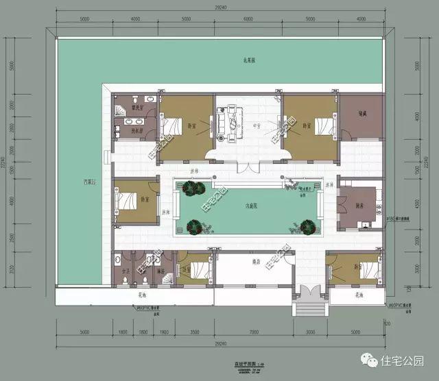 農村自建房就應選中式?5套大合院,這才是屬於中國人的別墅!