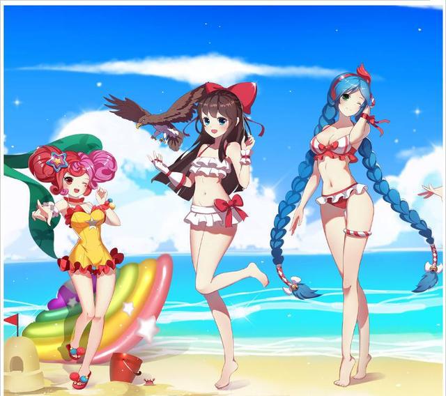 王者荣耀当女英雄的泳装私密照流出整个峡谷的男性不淡定了