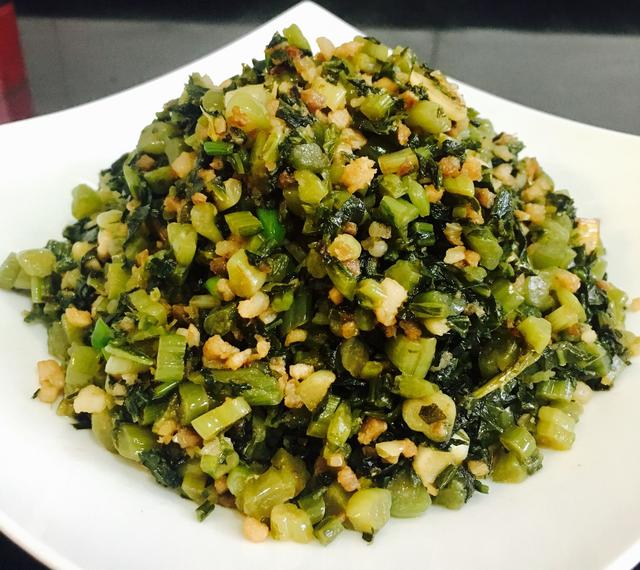 肉末炒雪菜的家常做法