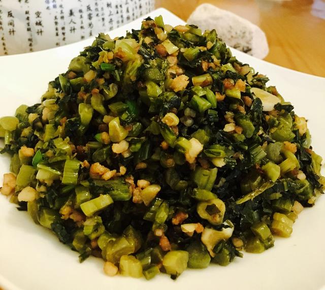 肉末炒雪菜的家常做法