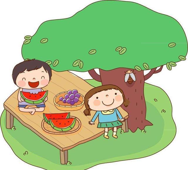 盛夏烈日下的卖瓜人