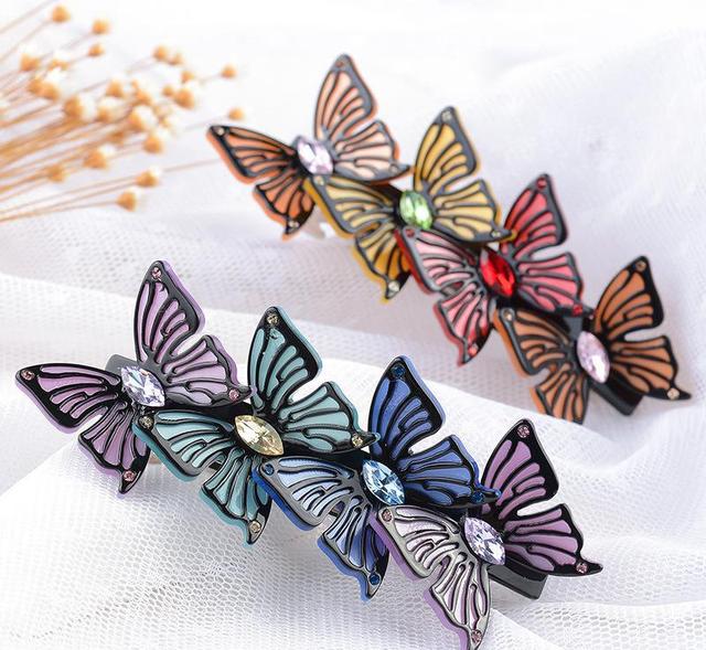 暴露年龄系列:还记得小时候蝴蝶弹簧发夹