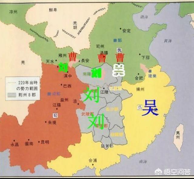 荆州有多大,为什么说丢失了荆州蜀国就没有希望了?