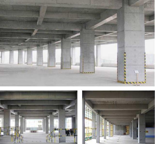 整洁,面层平整,棱角整齐平直,梁柱节点,墙板交角线面顺直清晰,起拱线