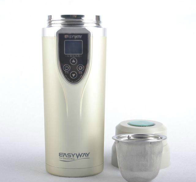 车载电热杯汽车电热水杯,既能烧水,还能保温,随时随地喝热茶.