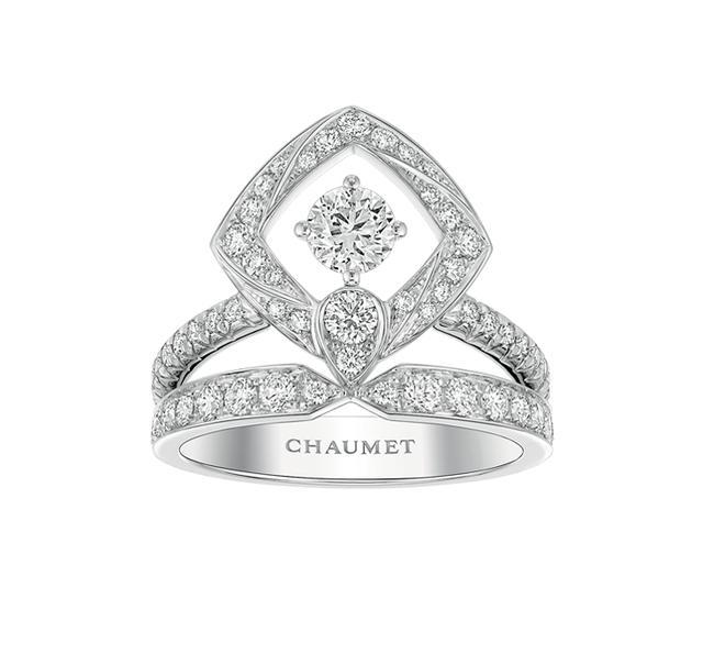 chaumet加冕爱josephine戒指,尚美巴黎戒指价格