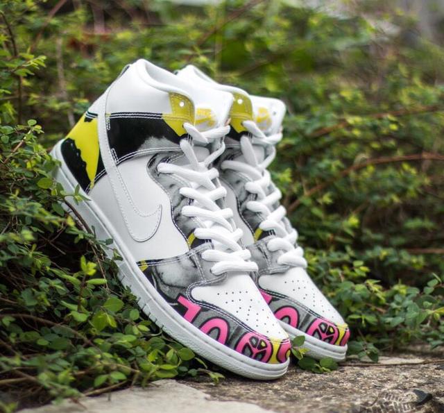 nike sb dunk high de la soul 2 太阳花