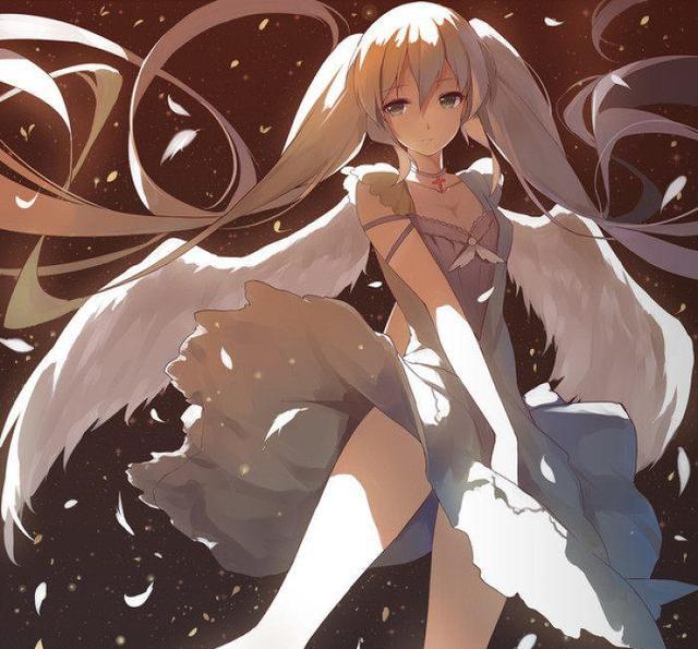 十二星座的天使画像唯美动人的双鱼座