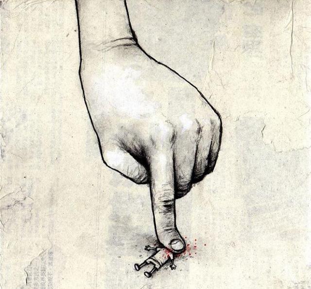 讽刺漫画:20张讽刺残酷现实的插画