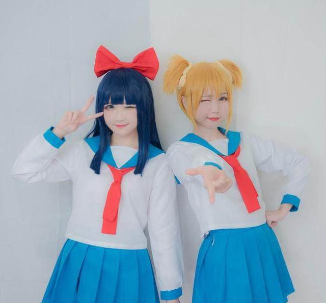 《pop子和pipi美的日常》cosplay欣赏