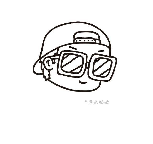 简笔画教程教你几笔画出q版权志龙