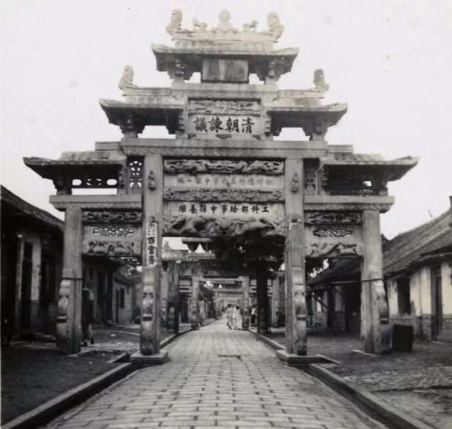 莱州鼓楼街老照片曝光见过最清晰的版本