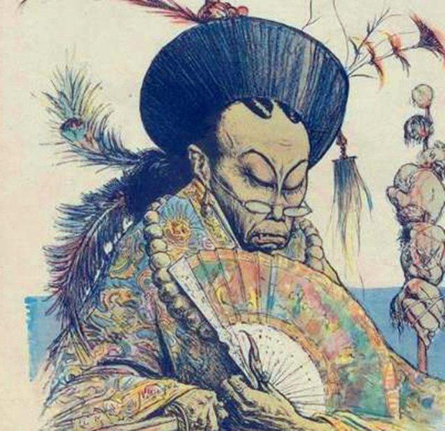 外国人画像中的慈禧|慈禧|画像|外国人_新浪新闻