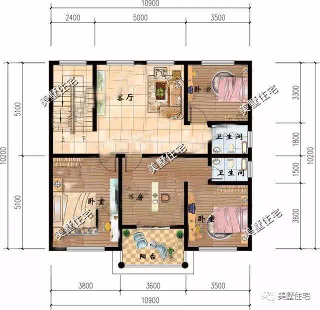 23套開間10米小別墅,每套都有亮點,小宅基地照樣要大氣!