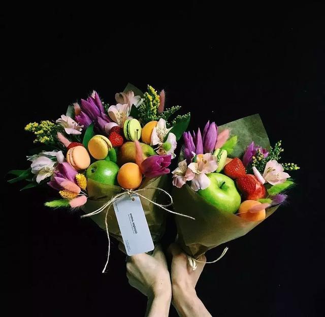 蔬菜水果花束,花前月下柴米油盐两不误