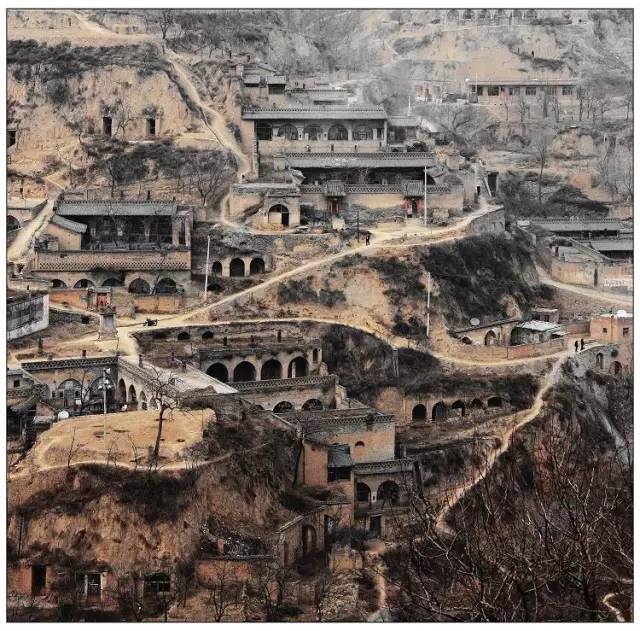 方山的张家塔民居太有特色了,首尾相连竟然是个福字!
