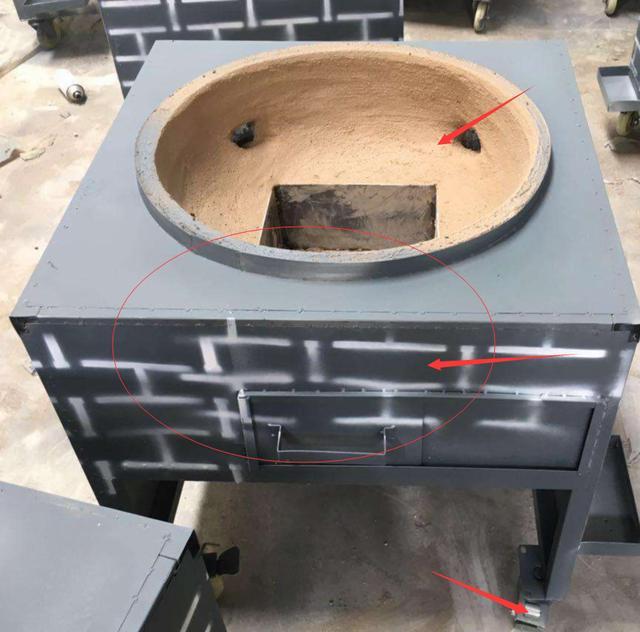 但柴火灶台总不能用水泥砌吧,所以砌白瓷砖成为许多人的选择.