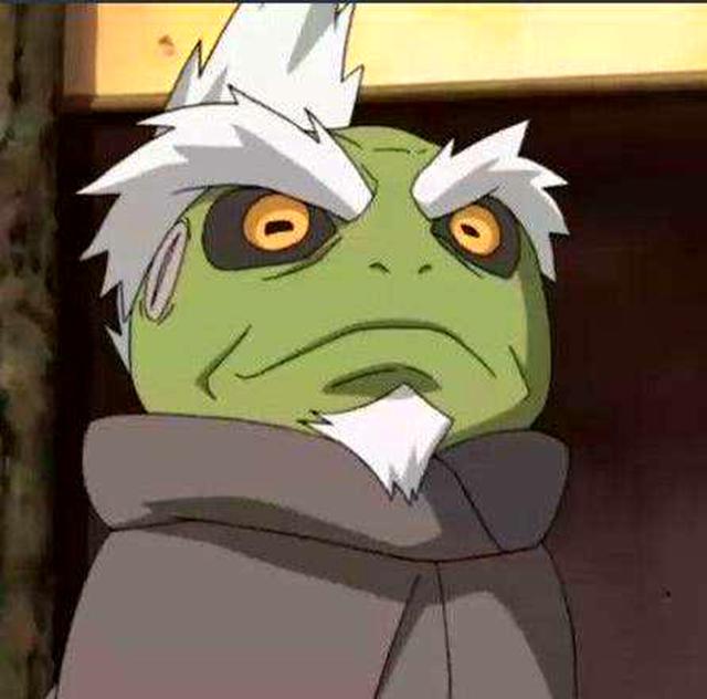 深作大人妙木山长老级的蛤蟆仙人,可以配合使用强大的仙术.