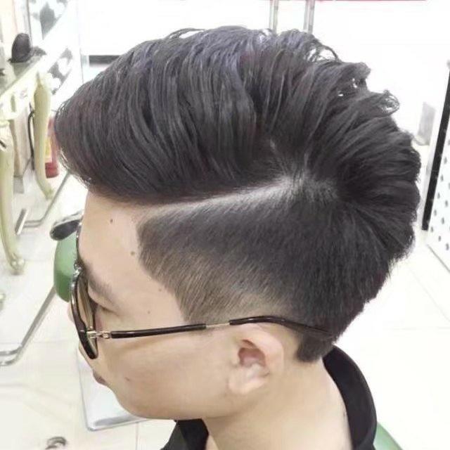 男士最时尚最流行的一道杠发型大全