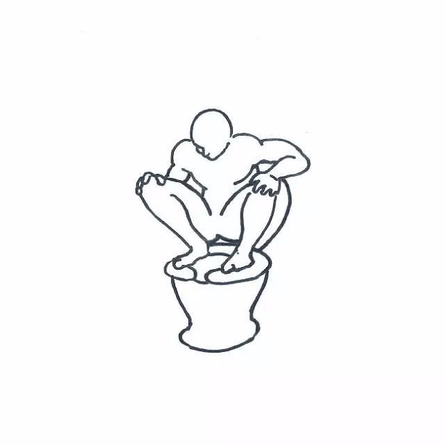 火爆朋友圈的24种终极拉屎姿势