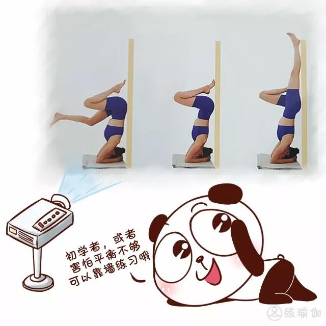 头倒立原来如此简单看图头倒立就会了