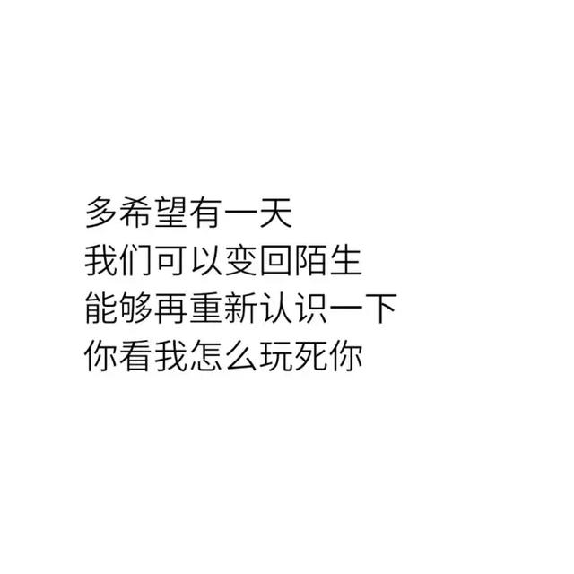 我不再相信纯洁的东西 不管是爱情还是友情