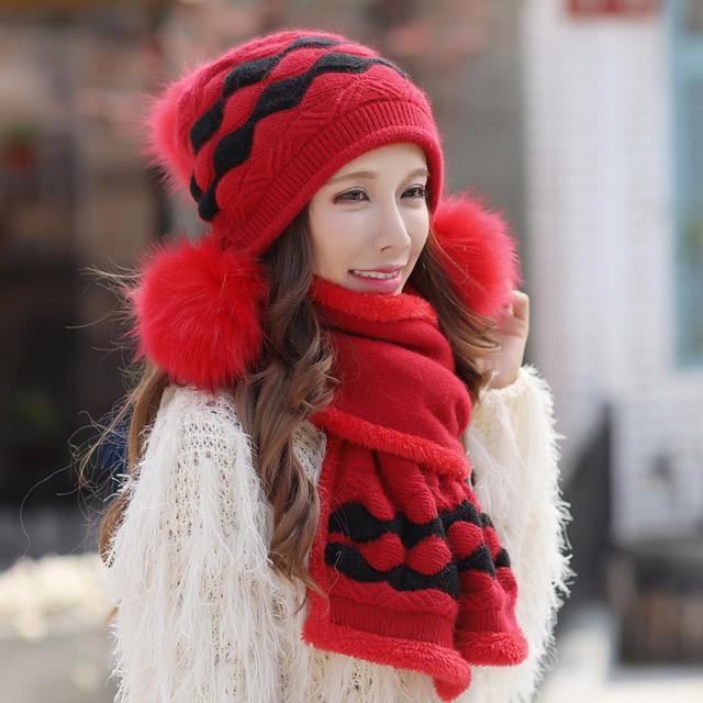 冬天戴款高颜值围巾帽子,保暖 洋气,开启时尚的异次元大门