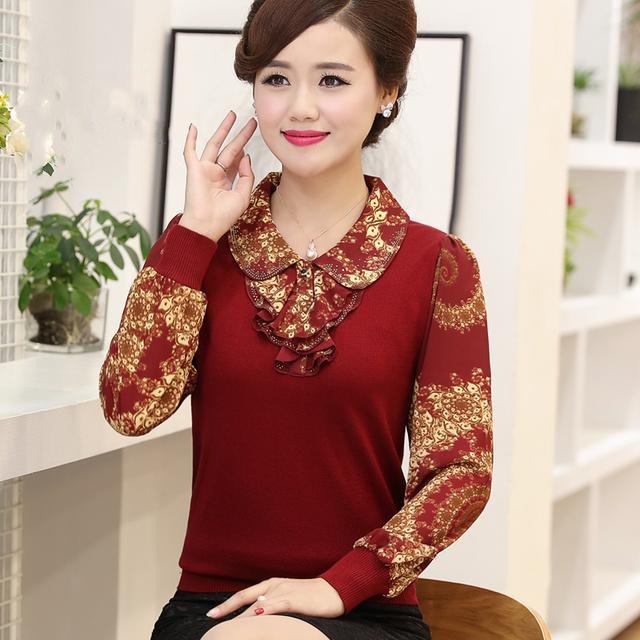 今年非常流行这几款打底衫,70后的妈妈春节穿显瘦又洋气