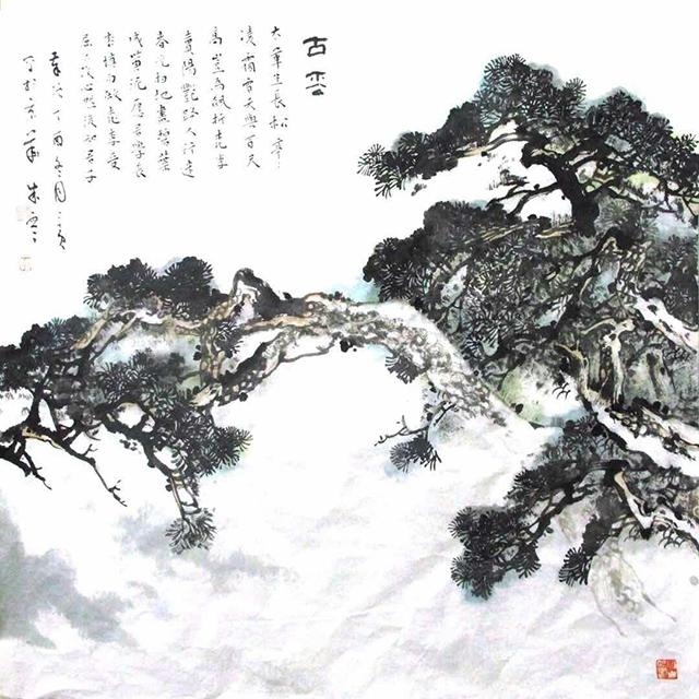 云影松涛入梦来朱零先生万壑松风主题系列山水作品