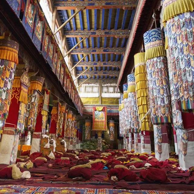 寺(4a)票价:60元,现免费罗布林卡(4a)▲大昭寺内部院子@驴妈妈用户