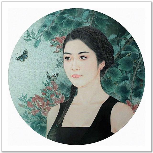 天天漫画网:画家盘虎杰《工笔人物---青春更亮丽》