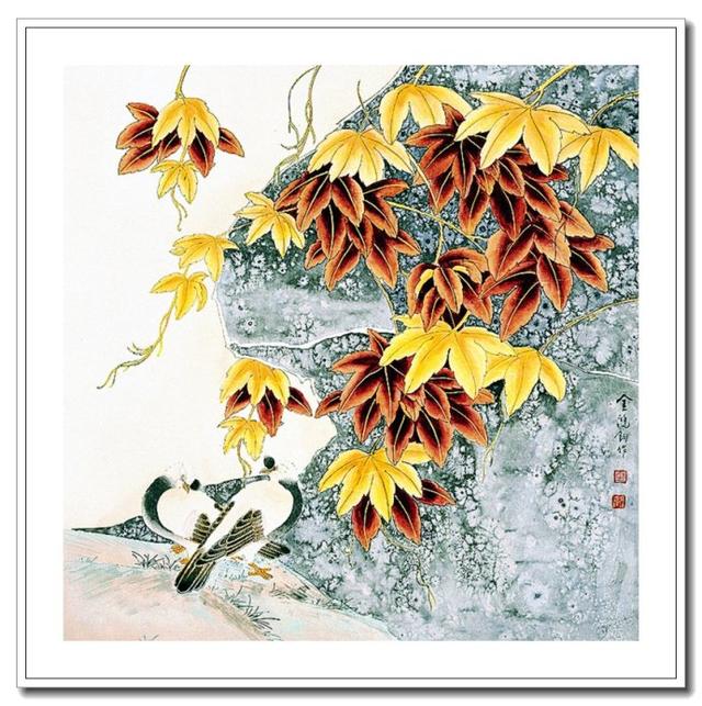 画家金鸿钧《花鸟研工笔 画坛显才艺》|金鸿钧|漫画网|花鸟画_新浪