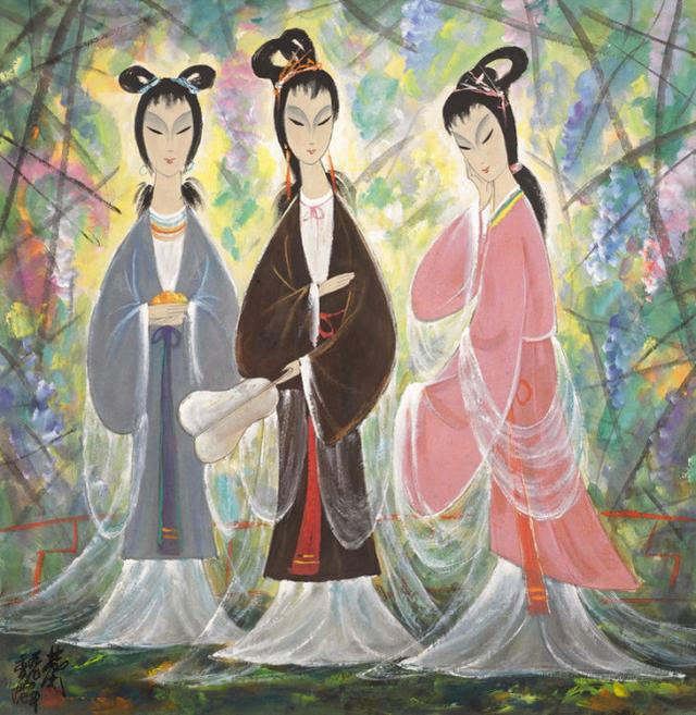 大师林风眠人物画欣赏