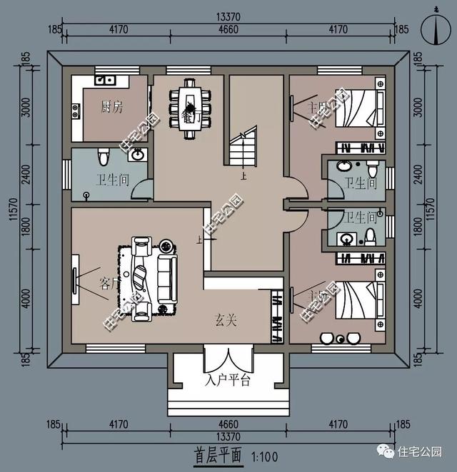 一套实建案例,一套设计师作品,大家觉得哪套农村更实用?