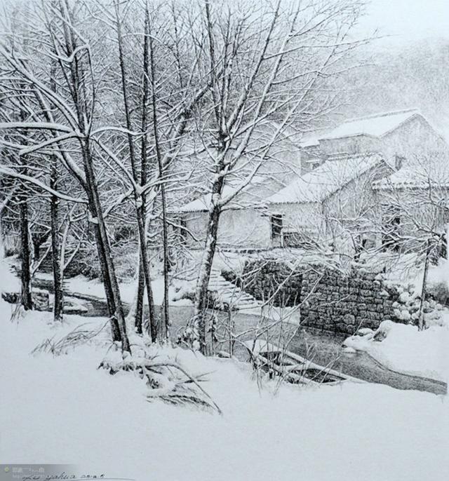 钢笔画徐亚华作品欣赏|作品欣赏|钢笔画|写实_新浪新闻