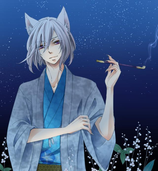 《元气少女缘结神》漫友们有没有很想男神狐妖巴卫呀 嘻嘻