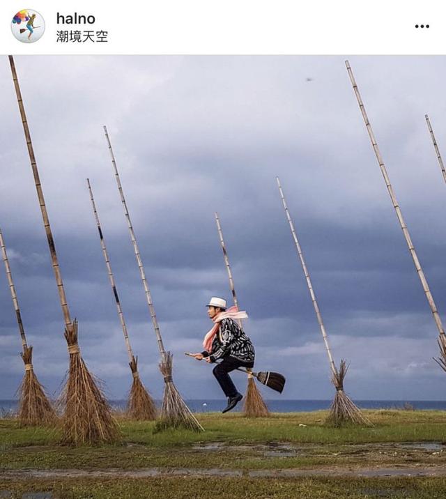 魔女宅急便现实版日男骑扫帚影旅行美照