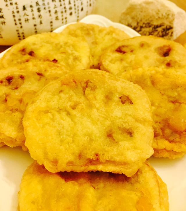 炸藕盒的家常做法