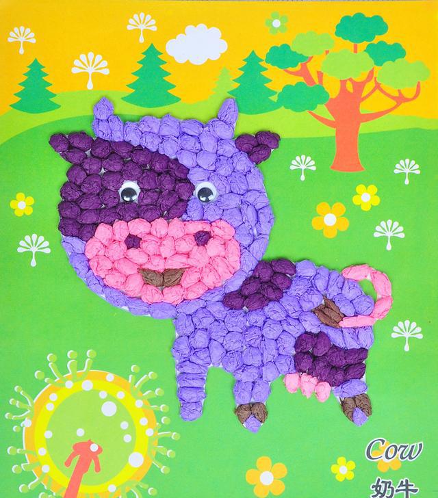 搓一搓揉一揉皱纹纸玩起来快来围观